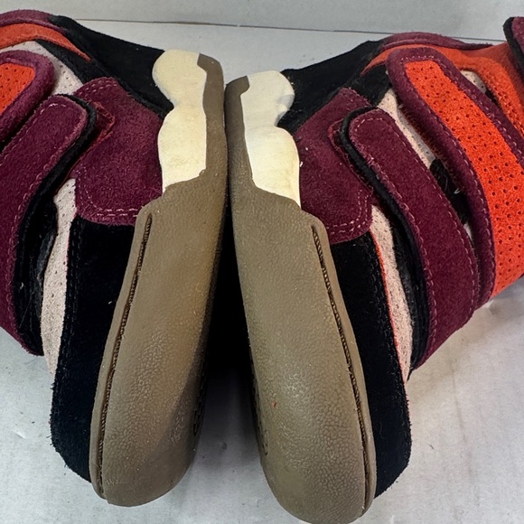 Rare Ash Ltd Alex Multi-Wedge Suede Velcro Shoes Sneakers, sz 36, Womens 5.5-6 - Picture 7 of 14